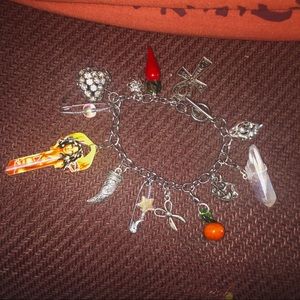 Chunky charm bracelet